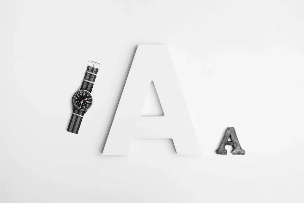 Typography (Letter A)